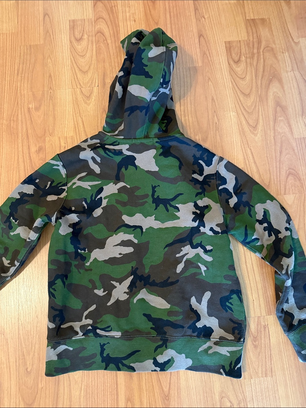 Polo by Ralph Lauren Boys' Green & Navy Camo Zip Hoodie - Picture 5 of 5